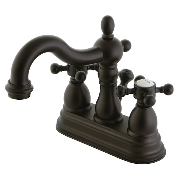 Kingston Brass 4" Centerset Bathroom Faucet, Oil Rubbed Bronze KB1605BX - main